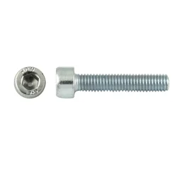 Vite ferro testa cilindrica cava esagonale din 912 zincata mm 6x30