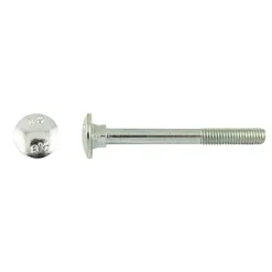 Vite per ferro testa tonda zincata DQ DIN 603 mm 6 x 100 confez. 4 pz