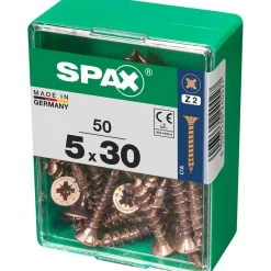 Vite SPAX TSP POZI bronzata 5x30 M 50 pz