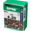 Vite SPAX TSP POZI bronzata 4x20 M 100 pz