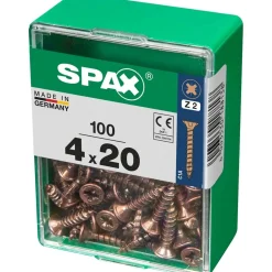 Vite SPAX TSP POZI bronzata 4x20 M 100 pz