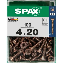 Vite SPAX TSP POZI bronzata 4x20 M 100 pz