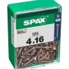 Vite SPAX TSP POZI bronzata 4x16 M 125 pz