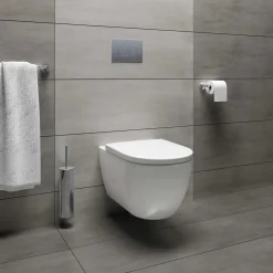 WC sospeso Arc in ceramica bianca lucida 54x35 cm