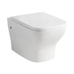 Wc sospeso Serie Tulipano Rimless bianco lucido