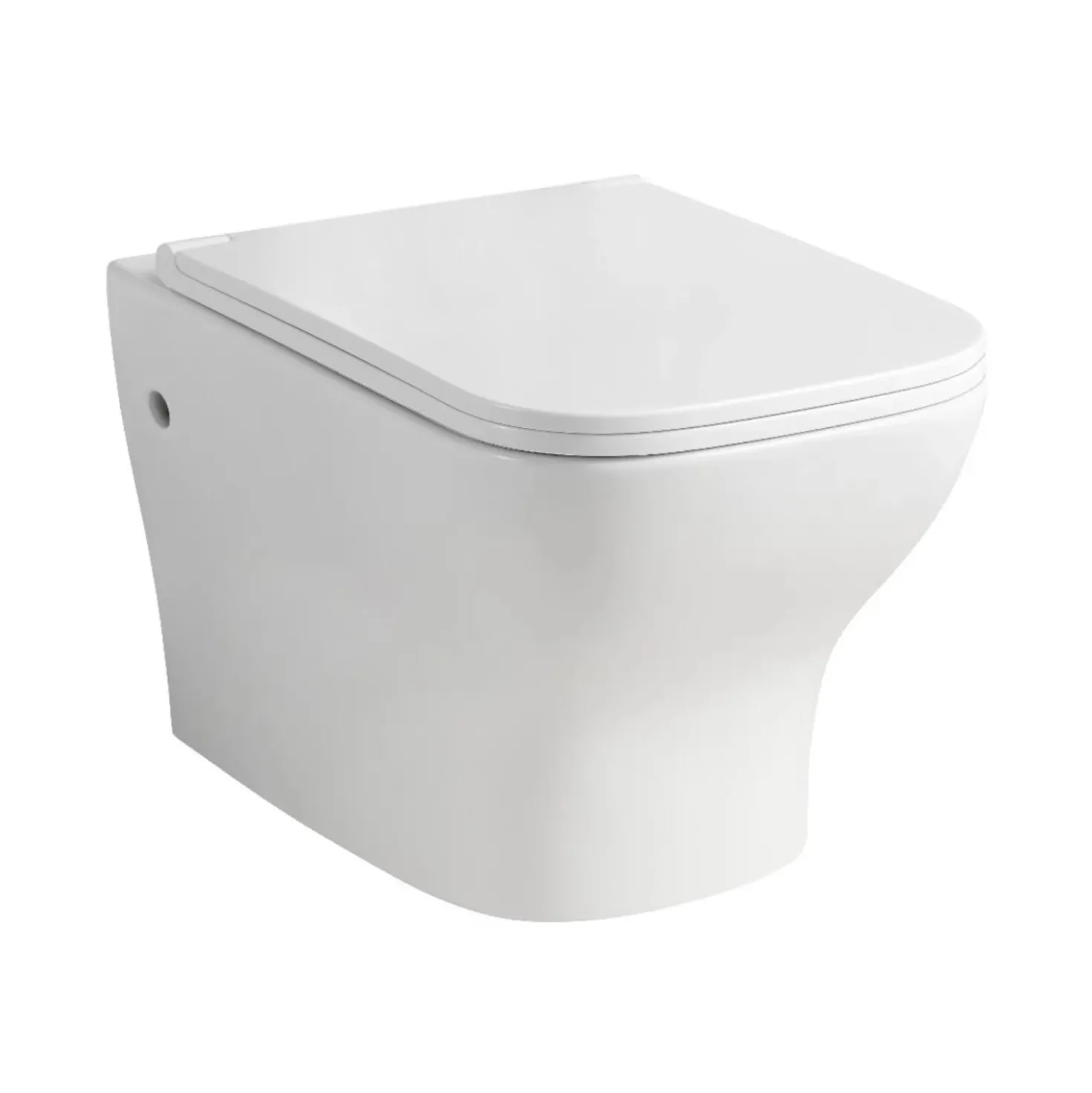 Wc sospeso Serie Tulipano Rimless bianco lucido