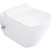 WC sospeso Song funzione bidet con miscelatore 37,2x34,9 cm bianco