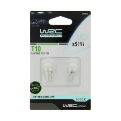 WRC LED 2 lampadine auto T10 12V (W5W)