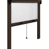 Zanzariera avvolgibile Irs Sunox 130x160 cm marrone