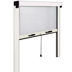 Zanzariera avvolgibile Irs 140x160 cm bianca