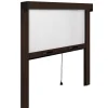Zanzariera avvolgibile Irs 80x160 cm marrone