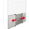 Zanzariera estensibile Irs Telesio 90x70 cm grigio